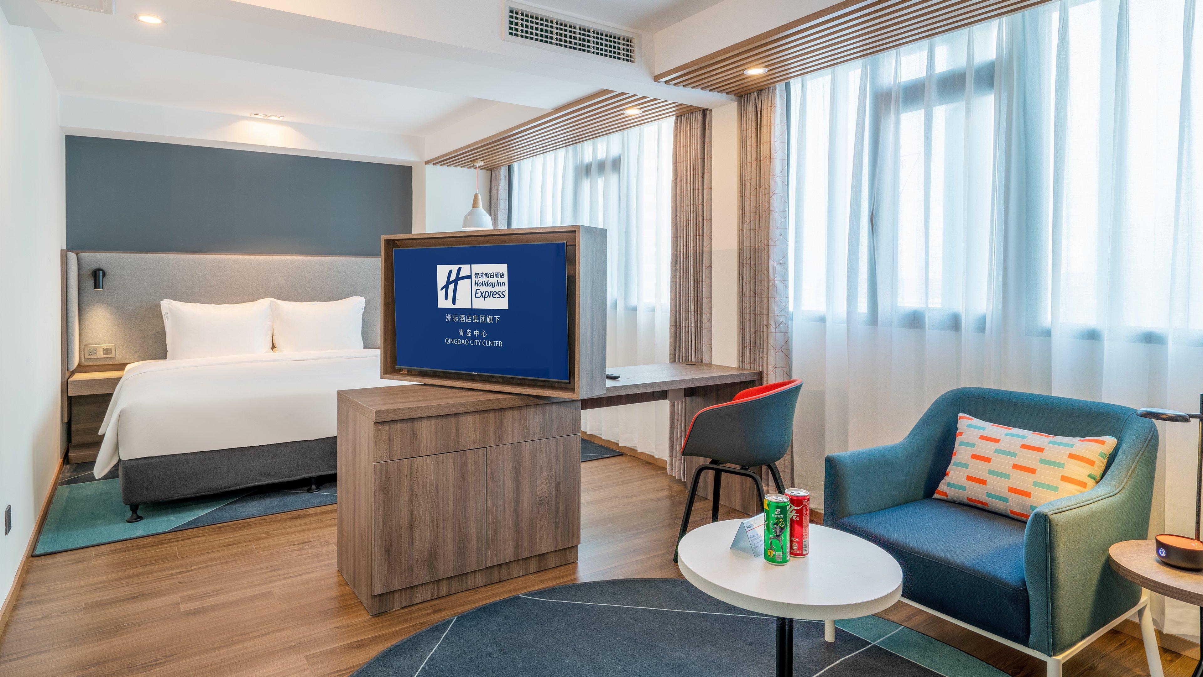 Holiday Inn Express Qingdao City Center By Ihg Bagian luar foto