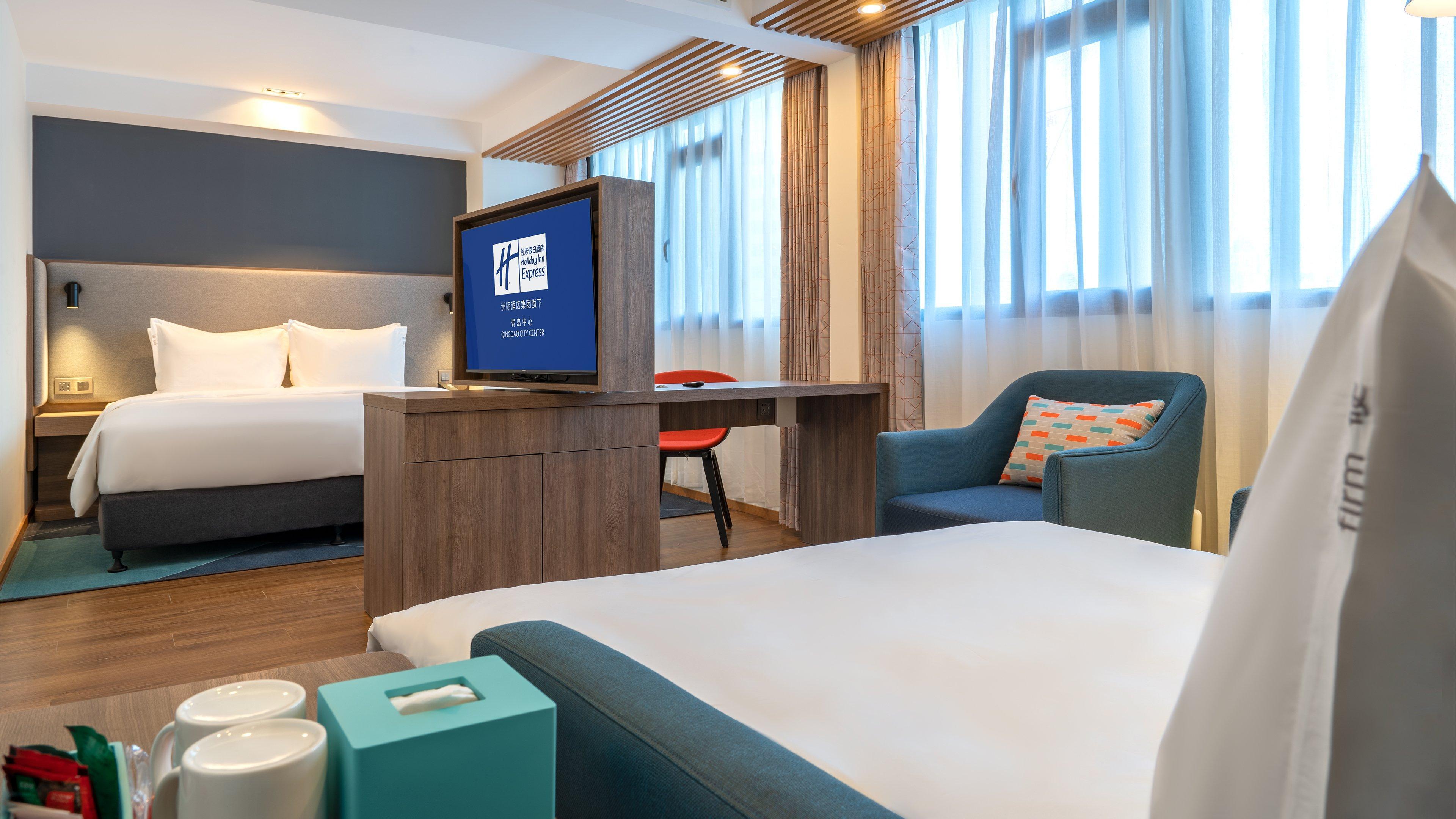 Holiday Inn Express Qingdao City Center By Ihg Bagian luar foto