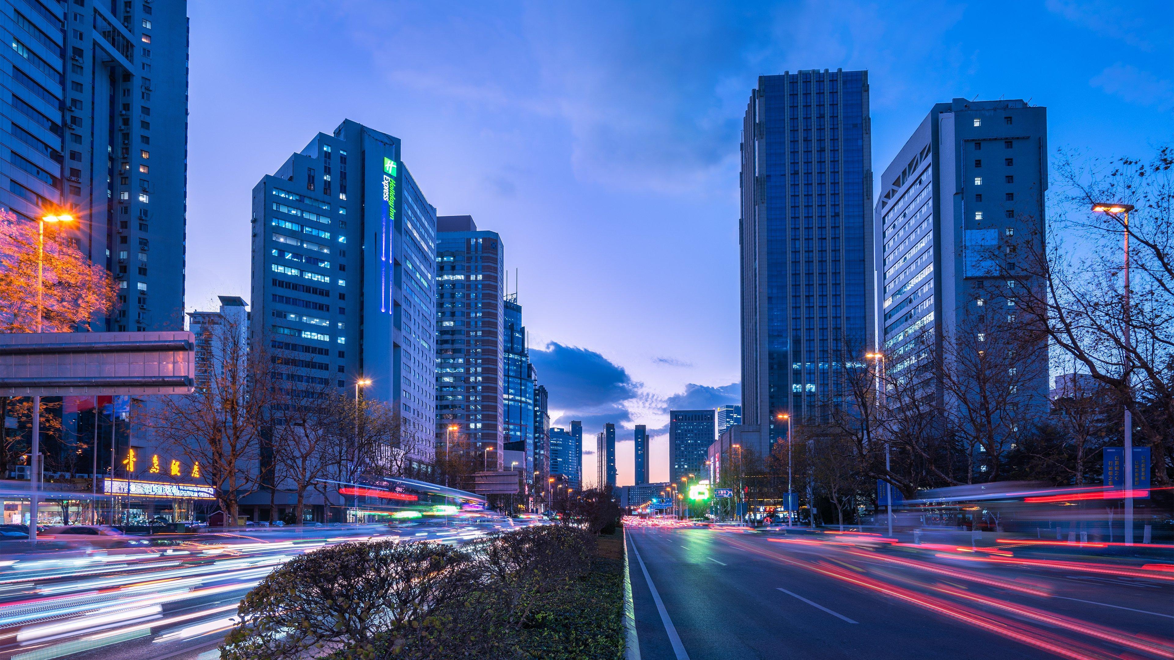 Holiday Inn Express Qingdao City Center By Ihg Bagian luar foto